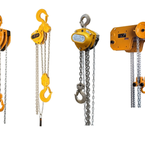 selection of different block and tackle