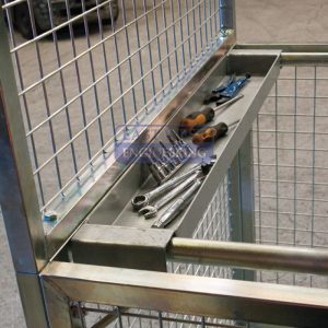 Work Platform with tool shelf