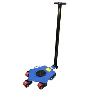Steerable Load Moving Skates with Handle