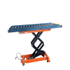 Double Scissor Lift Trolley with Conveyor Rollers 2