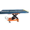 Scissor Lift Trolley with Conveyor Rollers 1